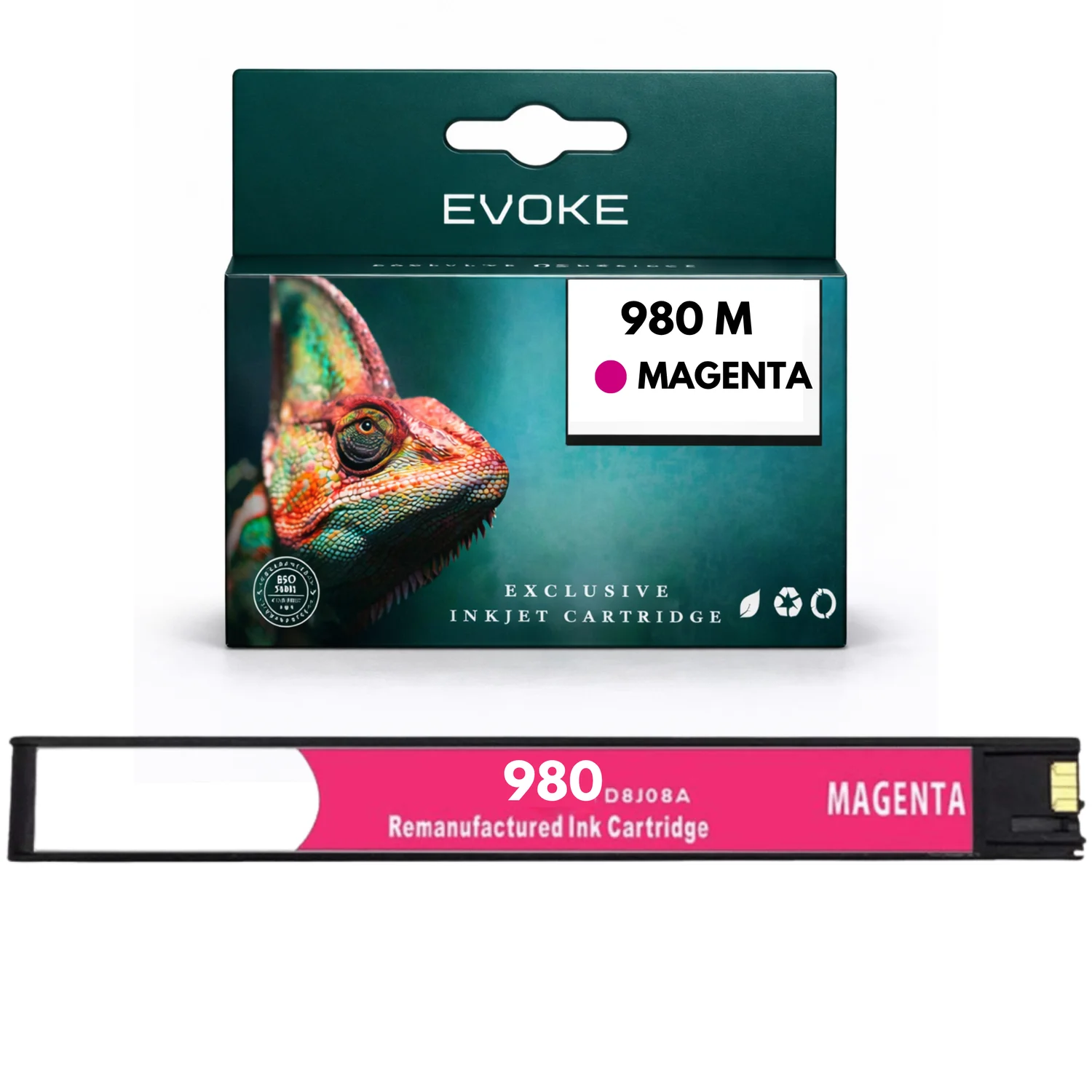 Evoke Compatibele Toner voor Hp 980 m 980m D8J08A Magenta Oj Enterprise X555 Mfp X585