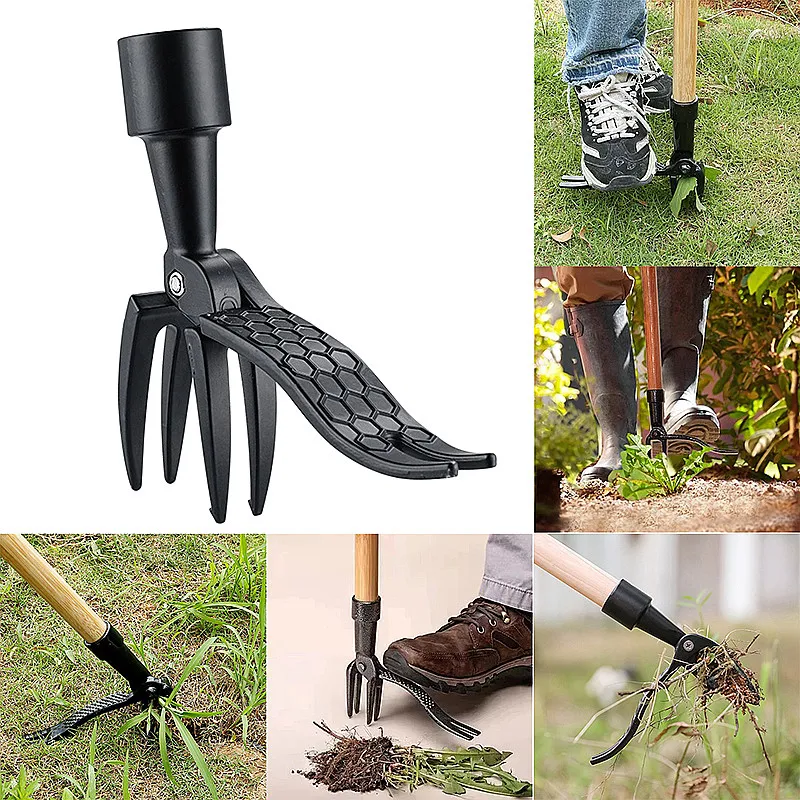Weeder Stand Up Weed Puller Tool Claw Weeder Root Remover Outdoor Killer Tool with Foot Pedal Outdoor Garden Weed Puller