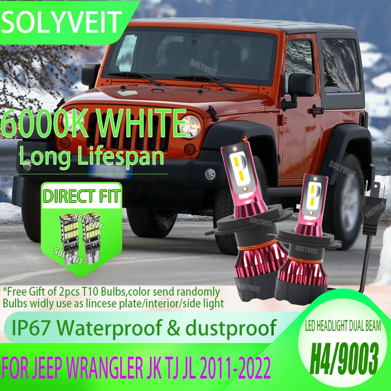 

Clarity You Can Trust: Consistent 15000LM Output from Ignition to Arrival For JEEP WRANGLER JK TJ JL 2011 2012 2013 2014-2022