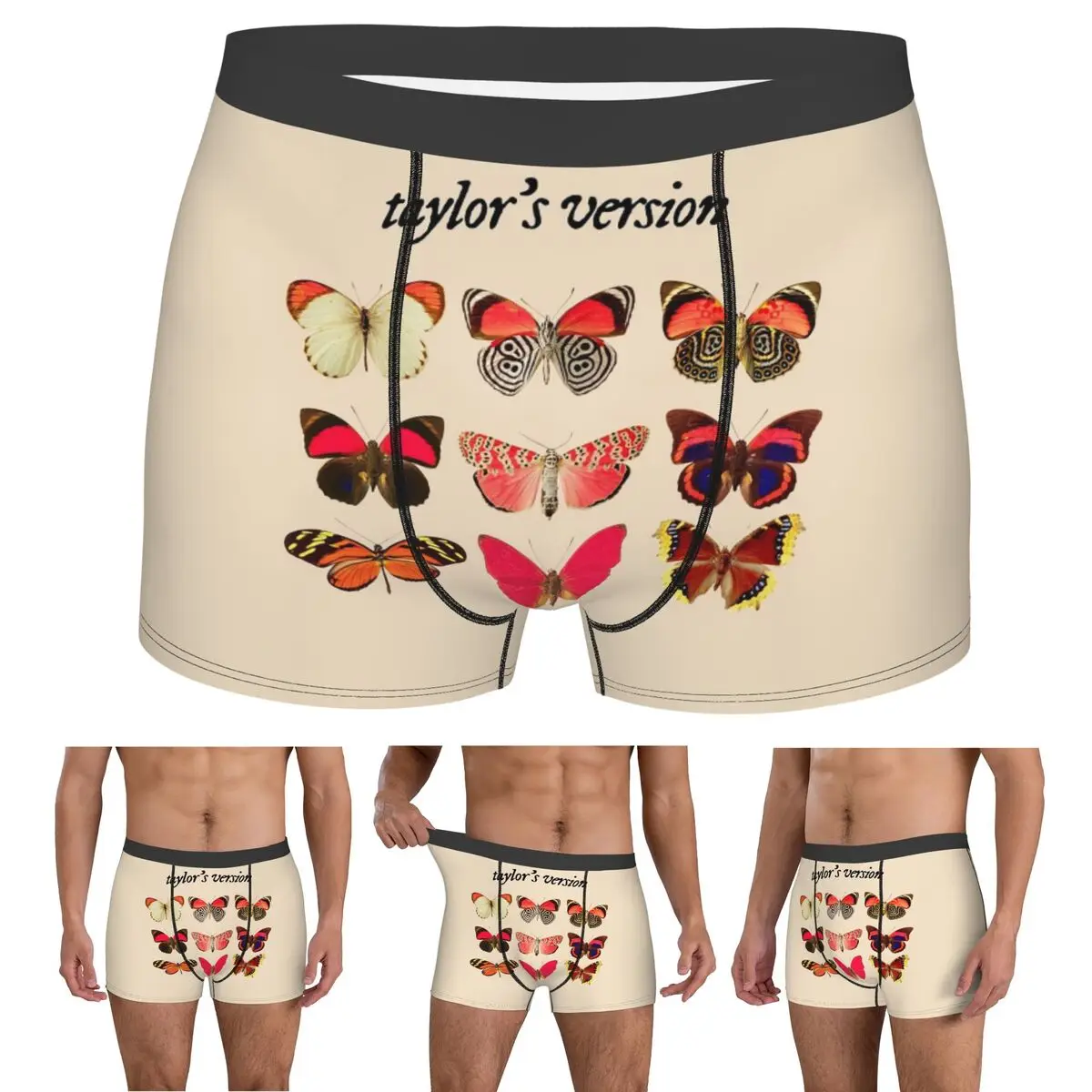 

Boxer Underpants Shorts Taylors Version Panties Men Soft Underwear for Homme Man Boyfriend Gift