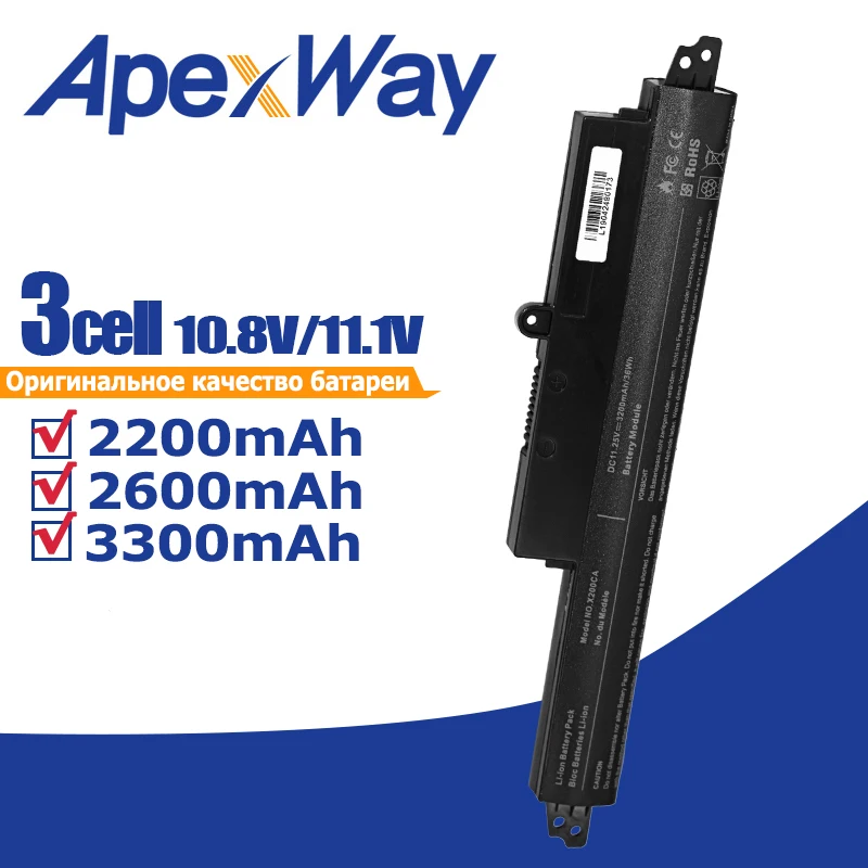 Apexway Laptop Battery For ASUS X200CA X200M X200MA X200CA X200LA 11.6