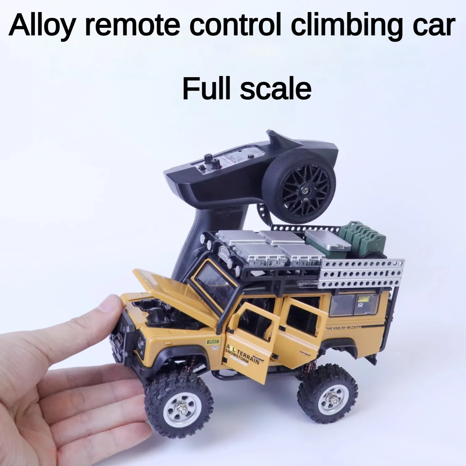 Mini Alloy Remote Control Car D90 Small Simulation Four-wheel Drive Off-road Climbing Model Drift Car Boy Electric Toys