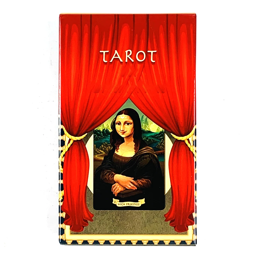 

New Tarot Cards 78 Pcs Tarot Deck - A Stroll Through A Virtual Museum,Divine Realm Divination Board Game Cards,Best Gifts Giving