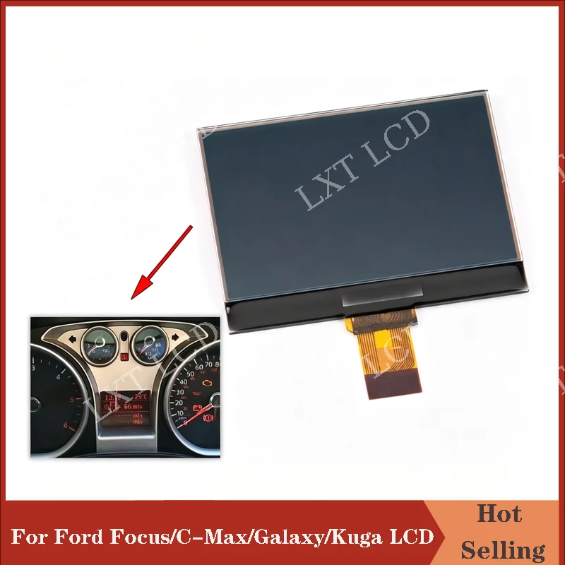 LCD Display Screen For Ford Focus 2008-2011 For C-Max 2007-2010 Galaxy Kuga Dashboard Instrument Cluster