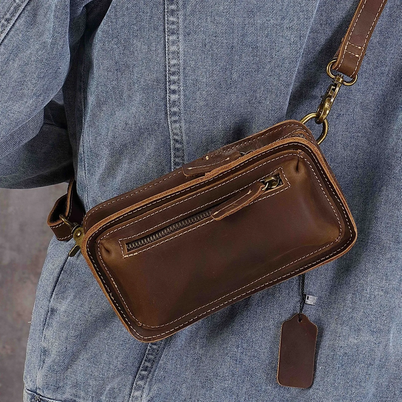 

Кобура для мобильного телефона из натуральной кожи с петлей для зажима для ремня, дорожная сумка на ремень, маленькая сумка через плечо для мужчин и женщин