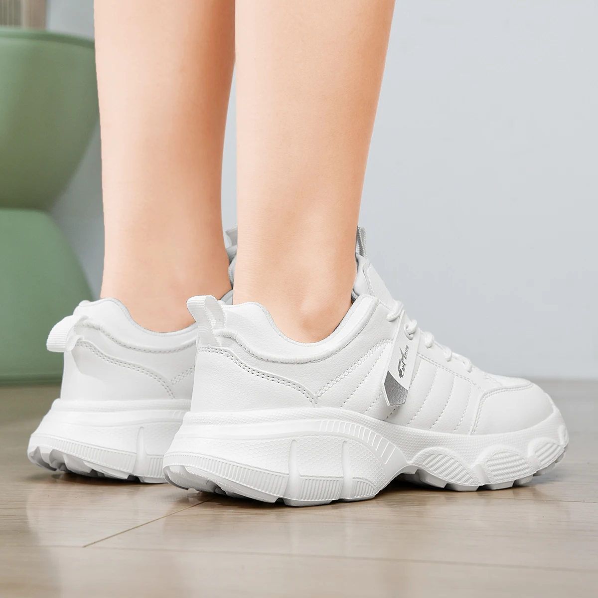 FANMMING-Zapatillas deportivas transpirables para mujer, calzado ligero e informal, para correr al aire libre y hacer senderismo, a la moda, novedad de 2024