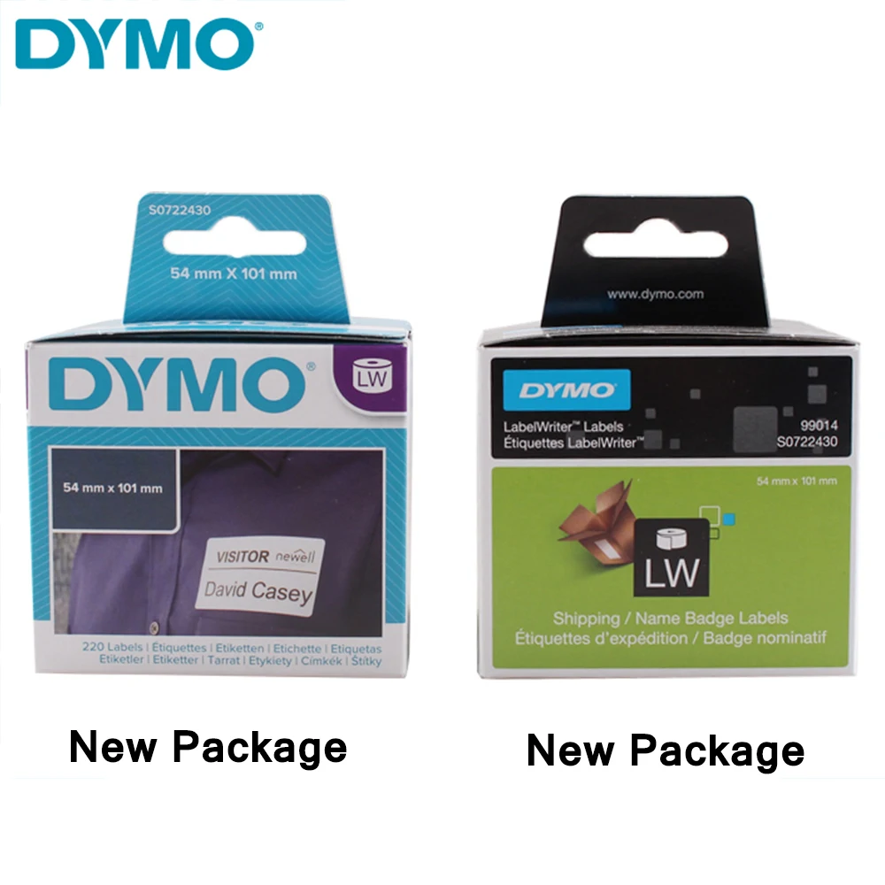 2 لفات الأصلية Dymo طابعة باركود لصيقة علامة 99010 89*28 مللي متر الحرارية لصيقة علامة ل Dymo LW-550 LW550 LW-450 التسمية صانع