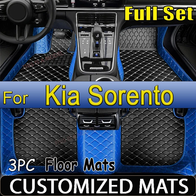 Car Floor Mats For Kia Sorento（Five Seats）2009 2010 2011 2012 Customauto Foot Pads Automobile Carpet Cover interior accessories