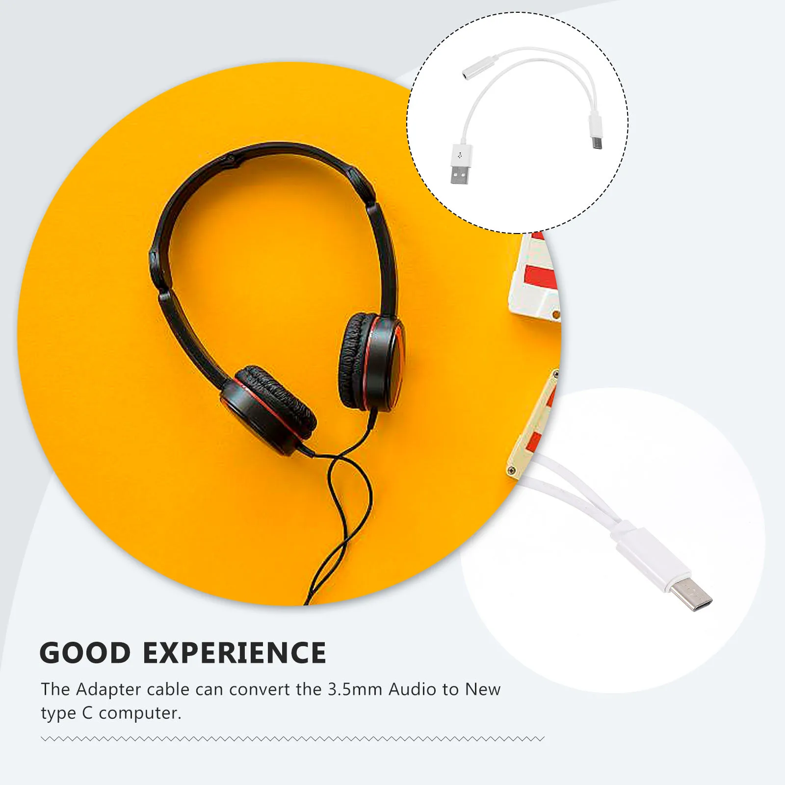 

Высококачественный аудиоадаптер типа C на двойной 3,5 мм для надежной передачи звука Тип C на двойной аудиоадаптер 3,5 мм