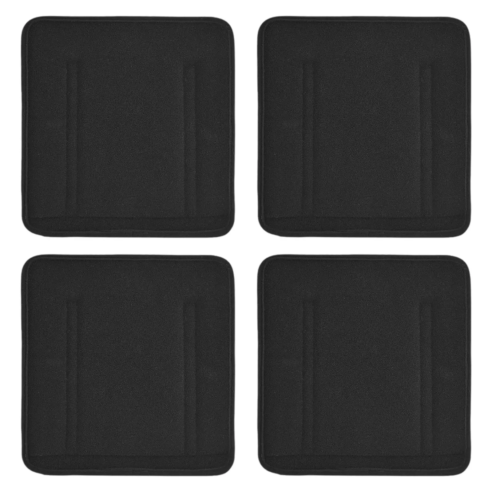 4Pcs Bunk Bed Ladder Pads 10 x 10 inch Childrens Bunk Bed Ladder Cover Black