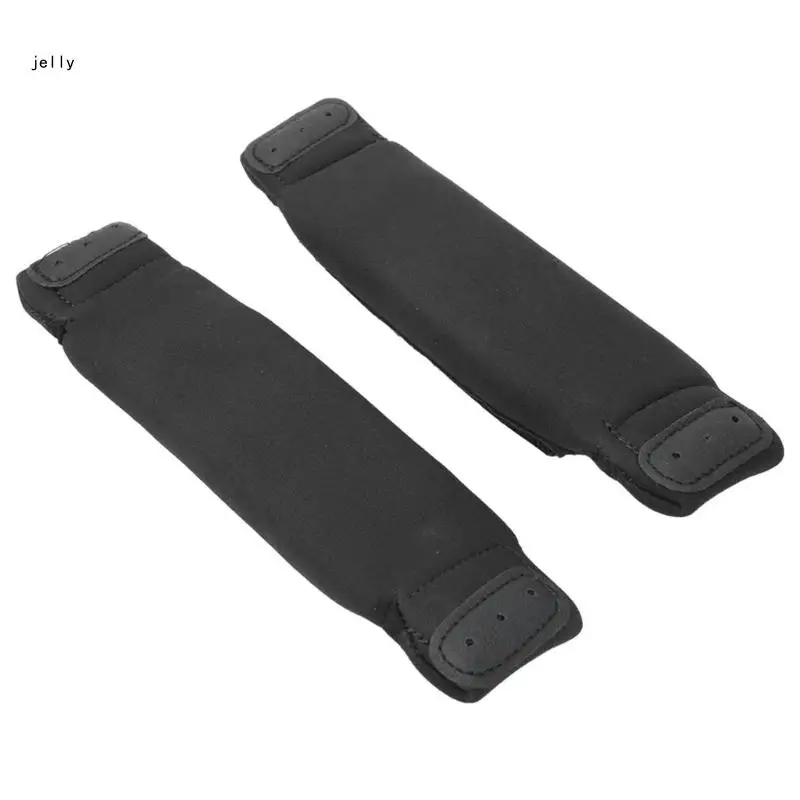 2Pcs Kiteboard Footstraps Black Foot Strap Surfboard Foot Strap Replacements for Kiteboard Surfing Board Outdoor Surfing 448C