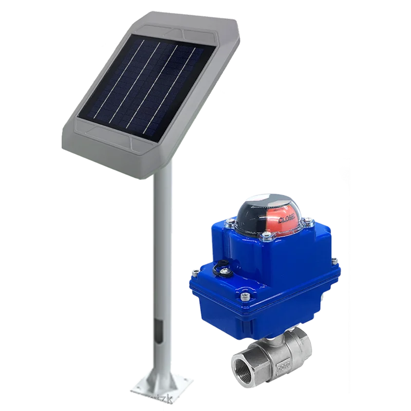 제조업체 태양열 발전 관개 시스템, 드립 관개 컨트롤러, GSM 기반 스마트 워터 밸브