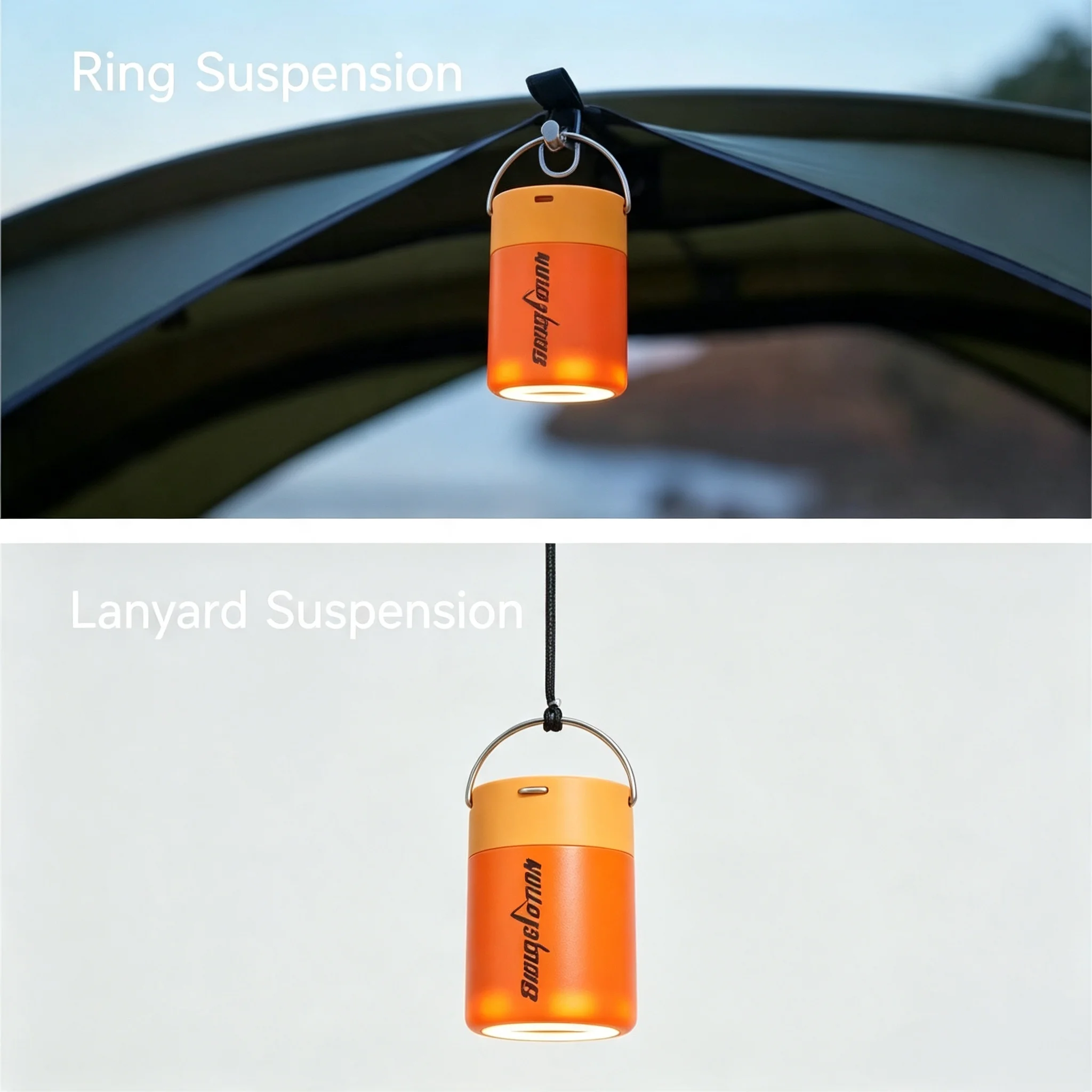 Mini Tragbarer Luftkompressor mit LED-Licht Typ-C Wiederaufladbare Leichtgewichtige Pumpe für Outdoor-Camping – Detail 16