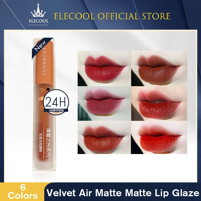 Lápiz labial mate de terciopelo resistente al agua, cosmético coreano hidratante, Maquillaje, TSLM1