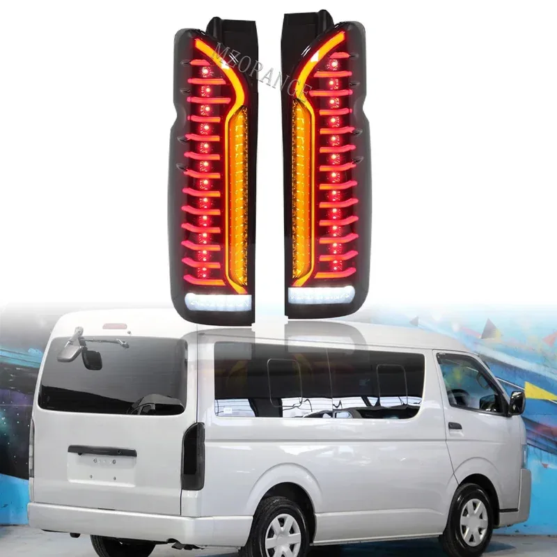 

Factory Hot Selling Hot Selling Car Taillight Backlight Back Rear Lights Tail Lamp Dynamic LED Tail Light For Hiace 200 Series M