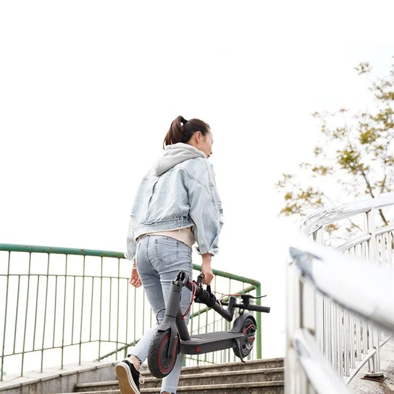 

A29Z-Складная ручка для велосипедной рамы, портативная ручка для переноски с плечевым ремнем, совместимая с скутером