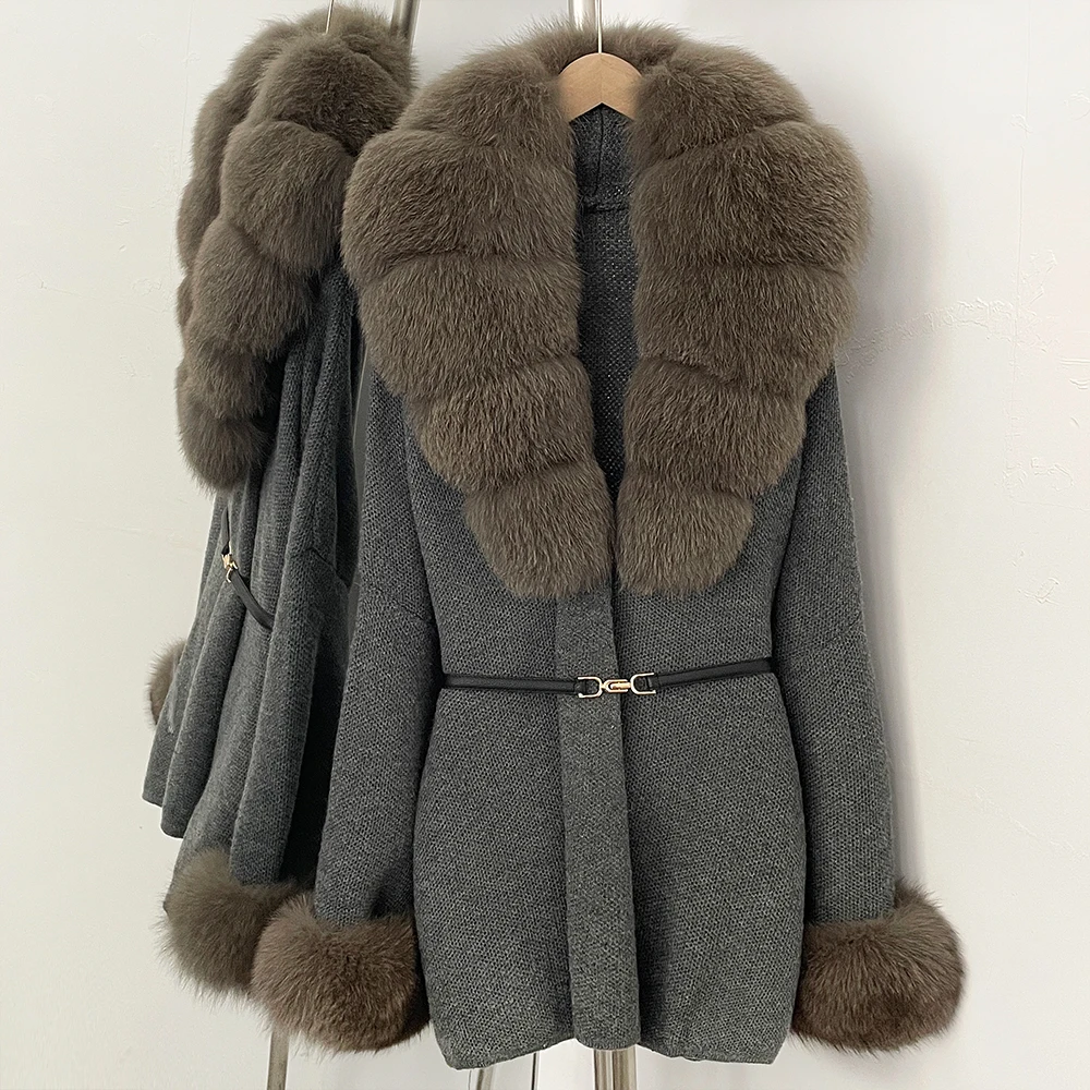 

Женский кардиган из искусственного меха, свитер и джемпер, легкий женский кардиган, зимняя одежда Cuteore