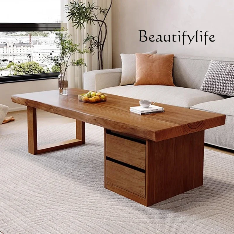 

JB Wood Decoration Coffee Table Luxury Modern Living Room Designer Storage Side Table Drawers Mesa Auxiliar Chinese Style Furnit