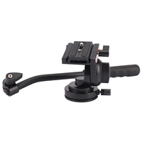 KINGJOY KH-6750 Flexible Aluminum Camera Tripod Head Fluid Video Tripod Head For Canon, Nikon And Other DSLR Cameras With 1/4 In