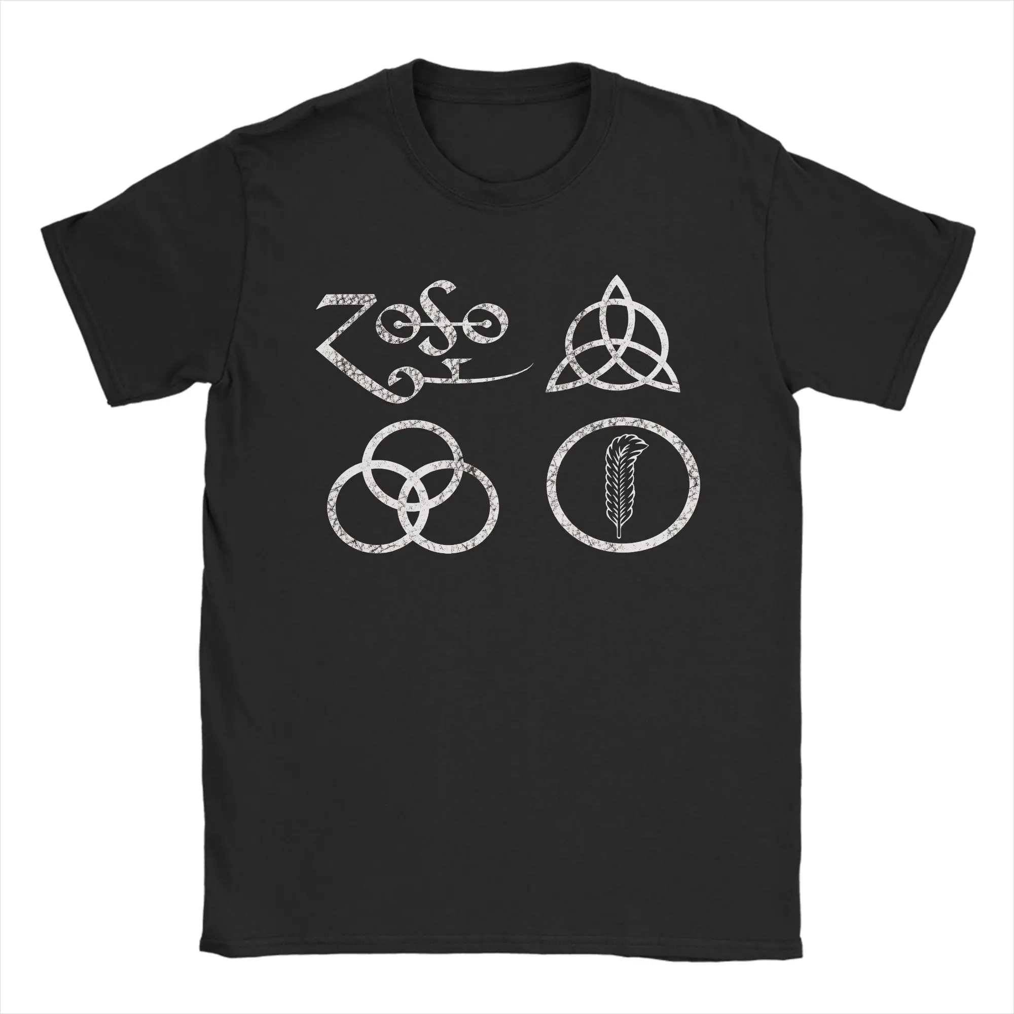Camisetas de hip hop The Mother Ship Led Zeppelin para o verão, camiseta de algodão puro para homens, estampa estética, manga curta.