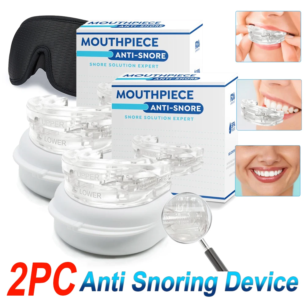 Anti Snoring Bruxism Mouth Guard Improve Sleeping Teeth Bruxism Sleep Aid Anti-Snore And Apnea Device To Stop Snoring