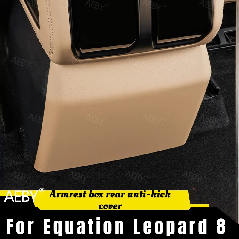 AEBY für Equation Leopard 8, Abdeckung für den hinteren Luftauslass, Schutz der Mittelkonsole, Anti-Kick-Schutz, Schutzfolie gegen Kratzer, Dekoration