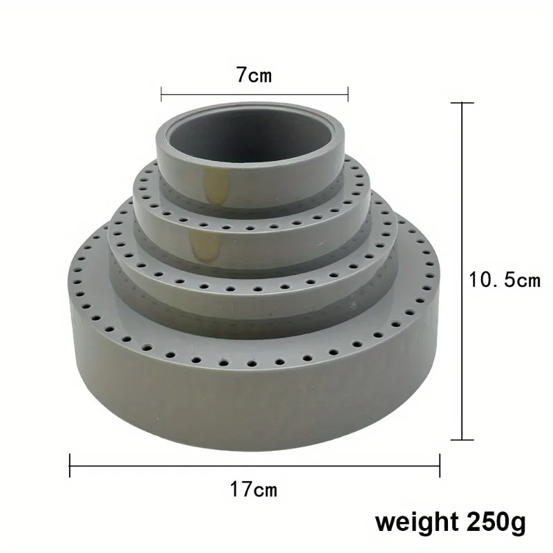 1Pc Professional Rotating Round Shape Drill Bit Storage Case 360°Rotating Box Grinding Tool Tip Stand Organizer Jewelry DIY Tool