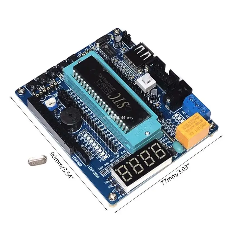 Scheda sviluppo microcontrollore aggiornabile 51 Scheda sistema piccola Scheda apprendimento STC89C52 per IoTProjects