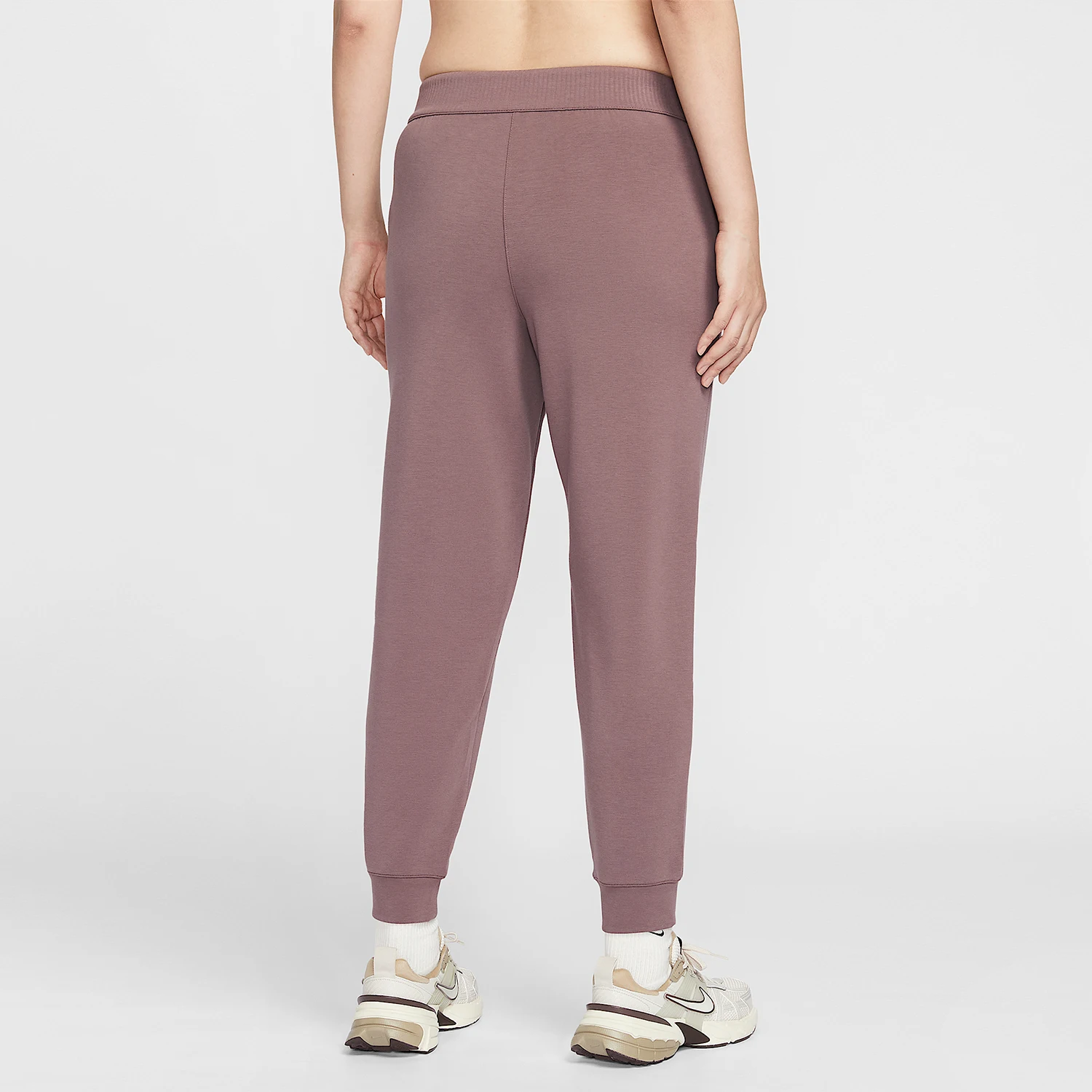Nike genuine Dri FIT women's mid waist, ankle cinching, simple and dry pants HQ8185-502