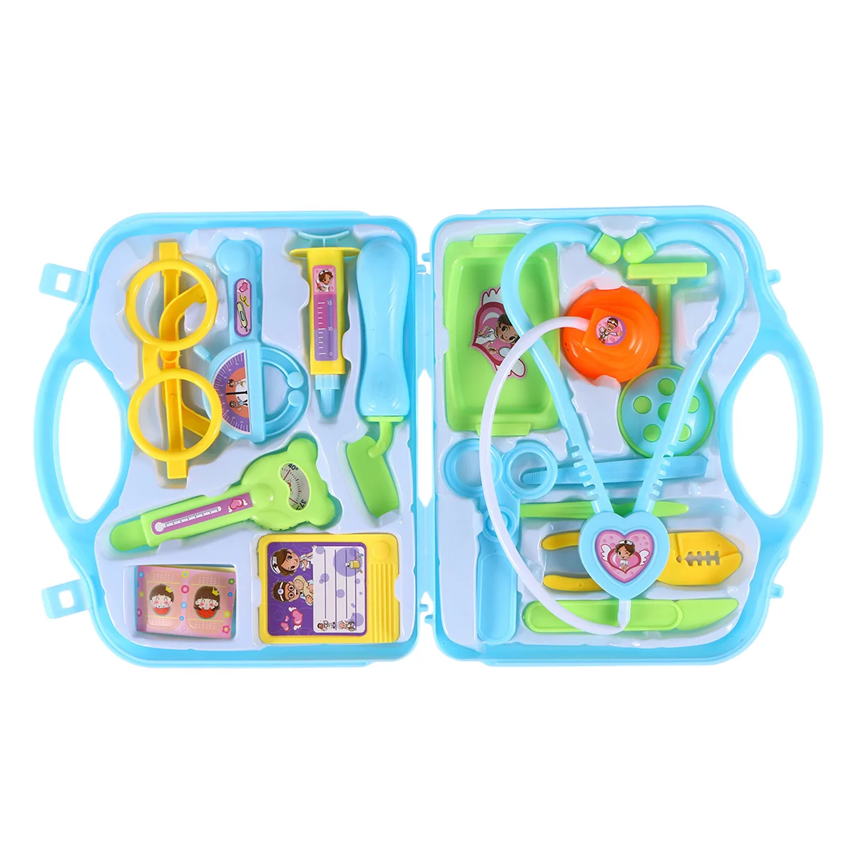 

Stethoscope Set Medical Toys for Kids Pretend Aid Kit Colorful Doctor Toy Educational Gifts Safe Environmental