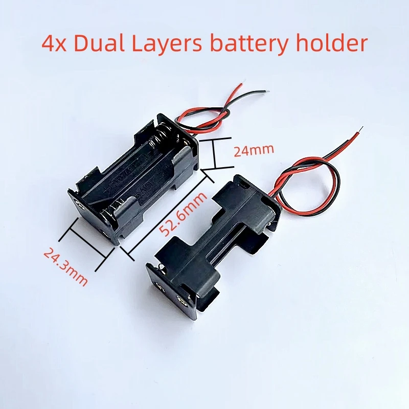 10-100 шт., аккумуляторные батареи AAA 4 6 8X с кабелем, слот 1/2/3/4