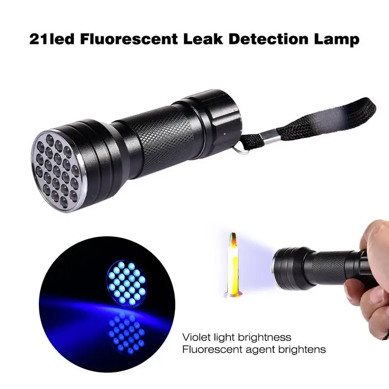 Automobile Fluorescent Leak Detection Tool Car Fluids And Air Conditioner Refrigerant Leak Detecting Refrigerant Gas Leak test