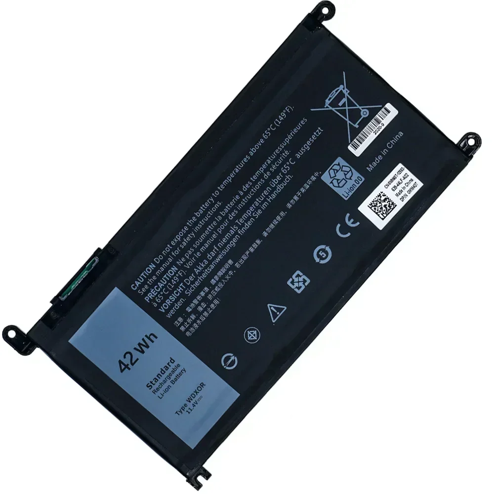 WDX0R Battery For Dell Inspiron 13 5000 5368 5378 7368 7378 14 7000 7560 7460 5468 15 7560 5538 5567 5568 P61F T2JX4 3CRH3 WDXOR