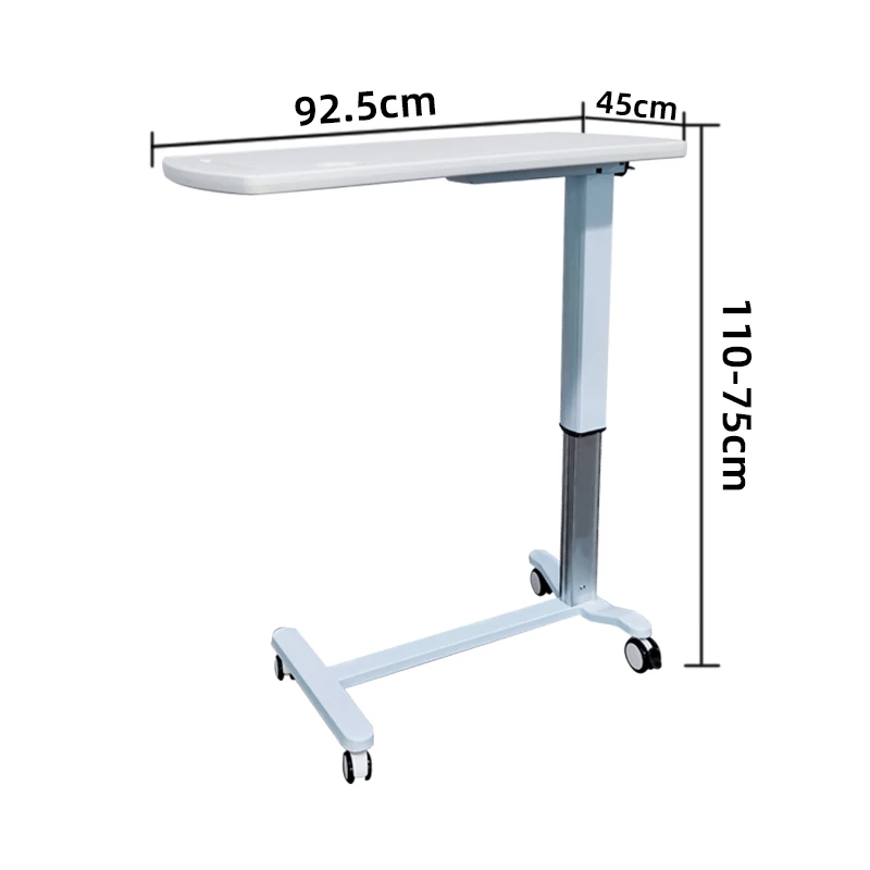 

Подвижный медицинский регулируемый накладной столик с переворачивающейся крышкой, больничный домашний рабочий компьютер, регулируемый по высоте подъемник, стоячий стол для ноутбука