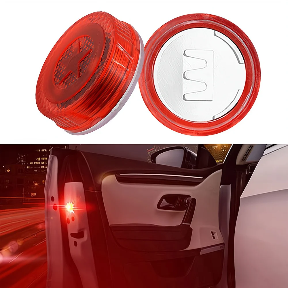 

Door Light Wireless LED Car Opening Warning Lights Welcome Lamps Strobe Flashing Anti Rear-end Collision Safety Multiple Colors