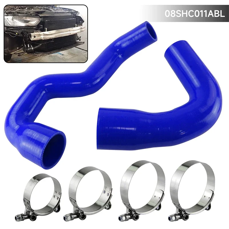 Intercooler Intake Silicone  Hose Kit +Clamps Fits For Audi A4 B8.5 3.0 TFSI;A5 Sportback 3.0 TDI Black/Blue/Red