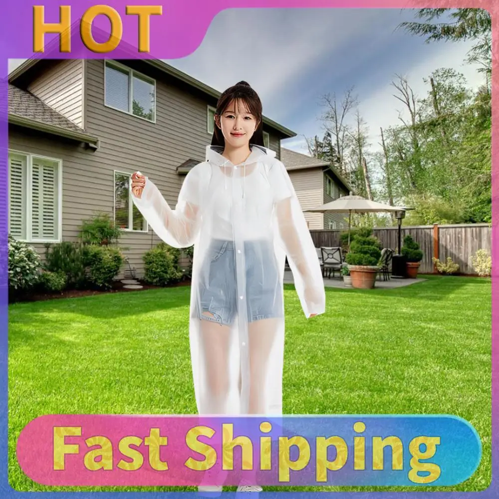 

10 шт. дождевиков с капюшоном на шнурке, аварийные плащи для активного отдыха, портативные дождевики для спорта на открытом воздухе