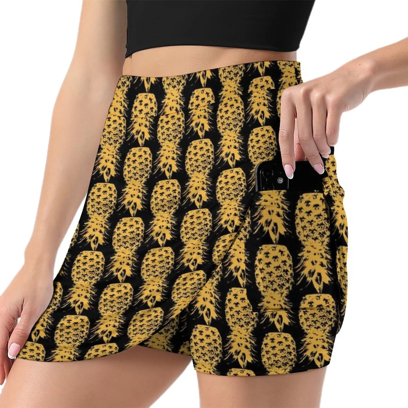 Swinger Lifestyle Upside Down Pineapple Light Proof Trouser Skirt Miniskirt woman mini skirt fairy core