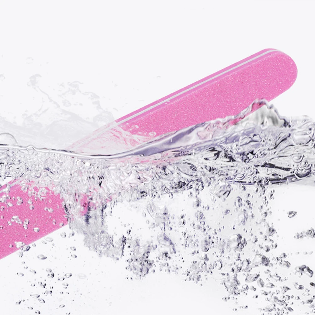 

10pcs Nail Files Sponge Tools Strip Polishing Blue Pink Yellow Nail Treatment Manicure Pedicure Salon Use Buffers S