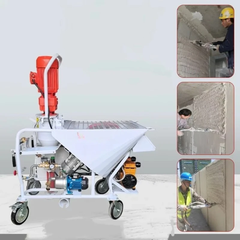 

Automatic Plaster Sprayer Gypsum Mortar Spraying Machine 50Bar for Large Area Wall Plastering Construction Site Customized