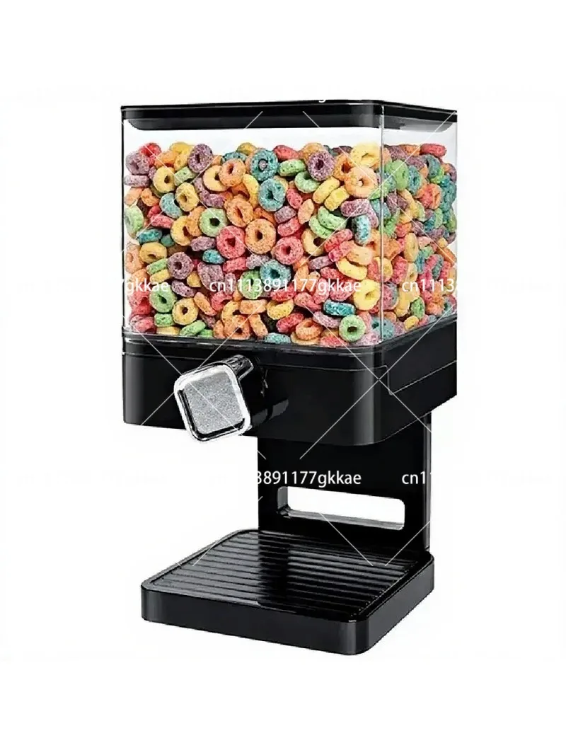 37l-cereal-dispenser-food-storage-container-dry-fruit-snack-can-jar-kitchen-organizer