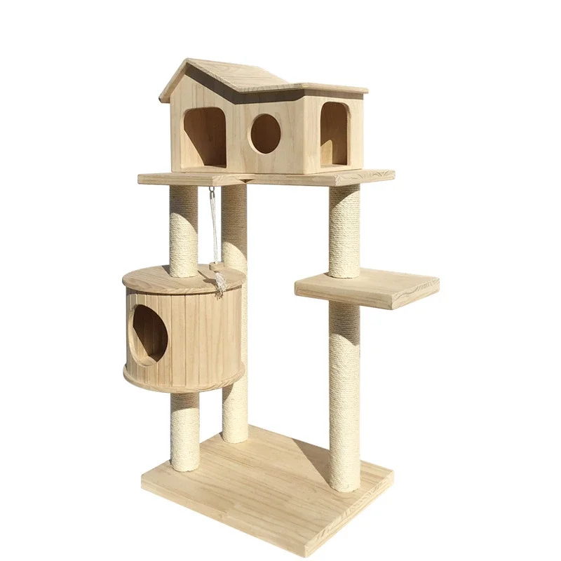 

RY10 New design luxury Fun furniture climbing gyms big cat tree tower condo tree