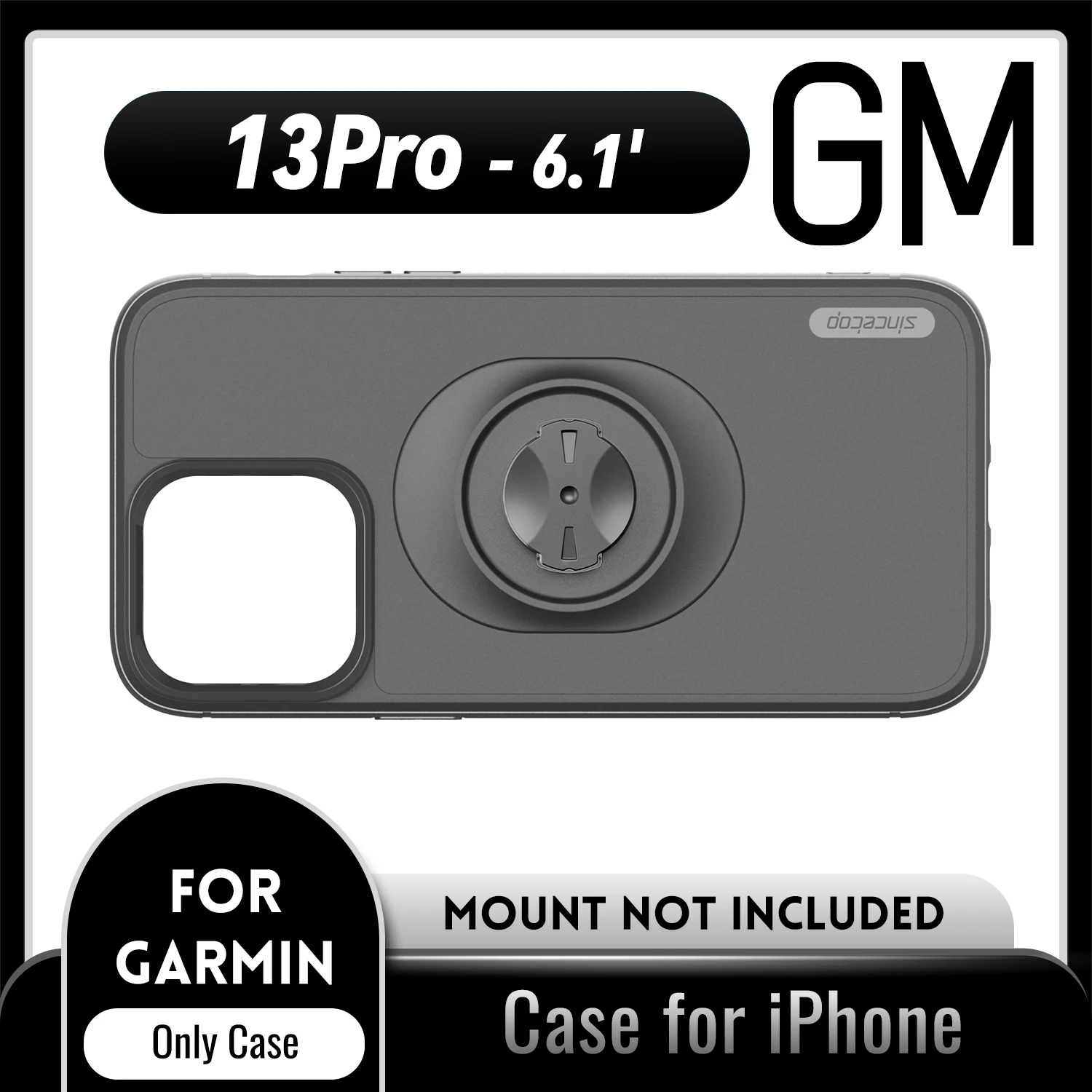 Stoßfeste Hülle für Garmin Fahrradhalterungen / Halterungen für Apple iPhone 17 16 15 14 13 12 11 8 7 Pro X Max Plus SE Schutzhülle