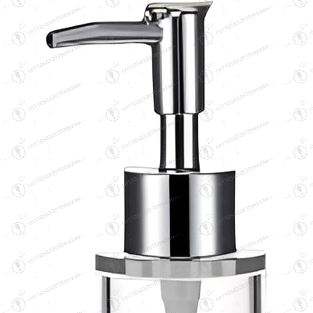 Nutcracker Soap Dispenser, Acrylic Soap Dispensers,  Refillable Container Pump for Bathroom Kitchen Home Christmas Gifts (2 PCS)