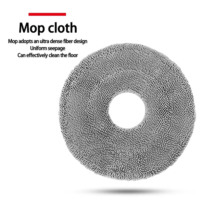 Kit di ricambio Accessori compatibili per Xiaomi Robot Vacuum X10 Plus,X10+,X20 Pro,X20 Plus,Filtro per sacchetto per la polvere con spazzola principale