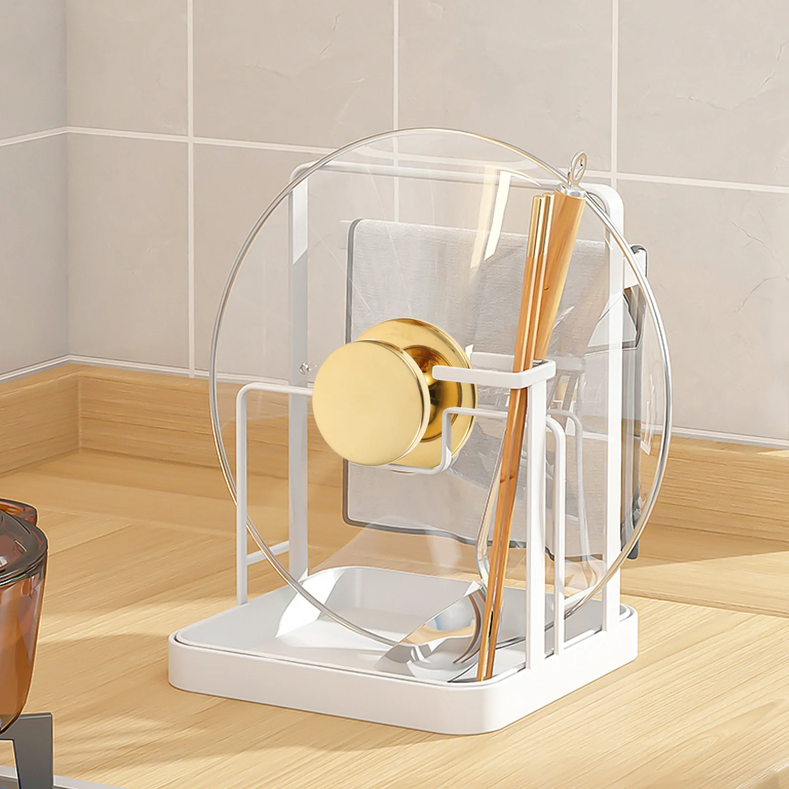 

4Pcs Pot Lid Handle Stainless Steel Heat Resistant Non Slip Grip for Cookware Replacement Kitchen Gadget Pot Lid Knobs