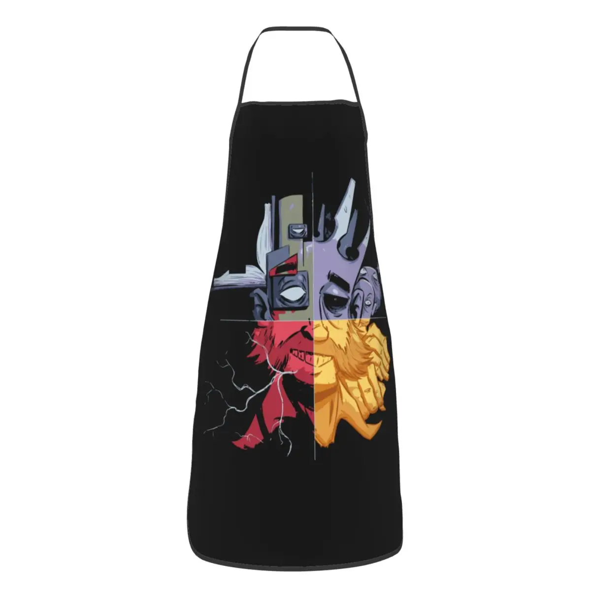 Unisex Disco Elysium Revachol RPG Game Bib Apron Adult Women Men Chef Tablier Cuisine for Kitchen Cooking Painting