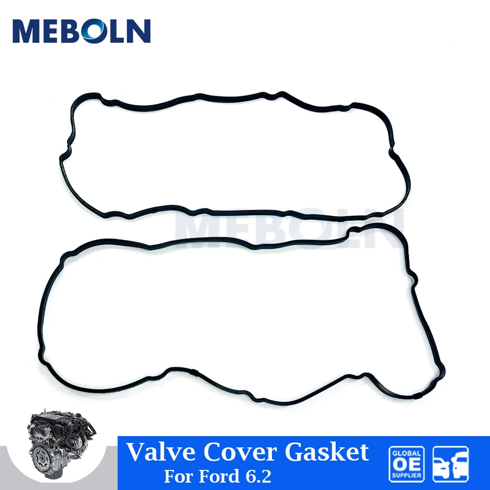2 Pcs Engine Rocker Valve Cover Gasket Set For FORD E-350 F-150 F-250 SUPER DUTY F-350 SUPER DUTY 6.2 V8 Auto Car Accessories