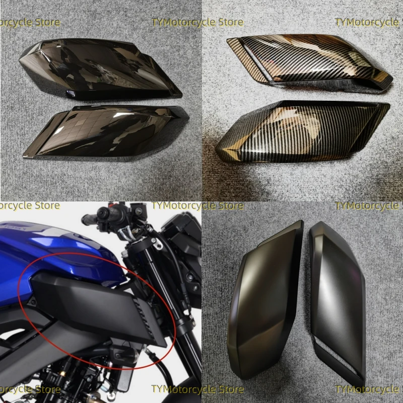 

Motorcycle Headlight Panel Side Tank Cover Air Intake Fairing Cowl Kit Fit for Yamaha MT 125 MT-125 MT125 2015-2020