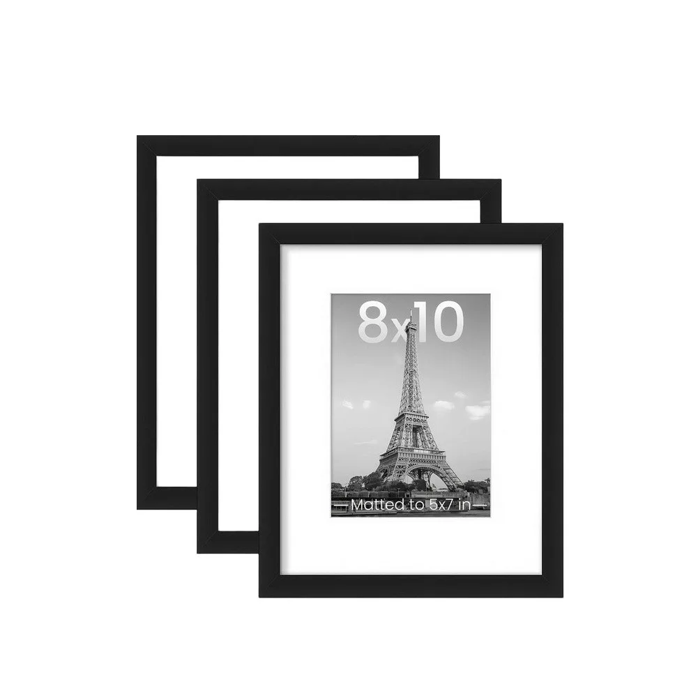 For Certificate Display Black 8x10 Photo Frame Modern Elegant Photo Frames Certificate Holder Sturdy Construction